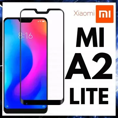 For XIAOMI MI A2 LITE CURVED SCREEN PROTECTOR 9D FULL COVER GORILLA GLASS A 2 • $8.69