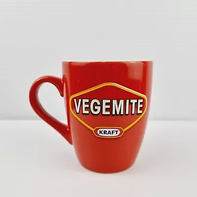 MUG - Vegemite Logo Kraft - Coffee / Tea - Red / White - Ceramic - As NEW • $28.50