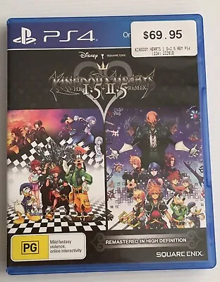 PS4 - Kingdom Hearts HD 1.5 + 2.5 ReMIX (Sony Playstation 4 Game) • $19.95