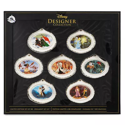 D23 Disney Designer Collection Ornament Set Limited Edition Of 300 NIB RETIRED • $187.95