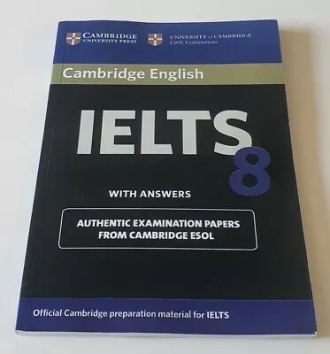 Cambridge IELTS 8 Self-study Pack (Student's Book With Answers And Audio CDs... • £10.90