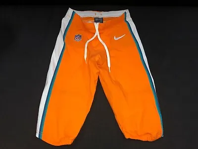 Miami Dolphins Team Issued/game Used Orange Color Rush Nike Pants All Sizes Rare • $59.99