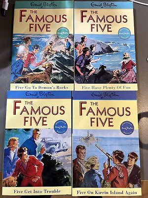 Famous Five Collection Set Of 4 X Books By Enid Blyton Bundle Job Lot • £4.99