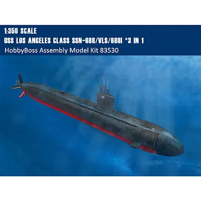 HobbyBoss 83530 1/350 USS Los Angeles Class SSN-688/VLS/688I (3 In 1) Submarine • $27