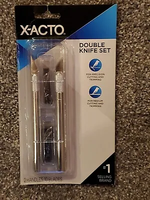 X-Acto Double Knife Set 2 Handles 10 Blades X5262 • $14.99