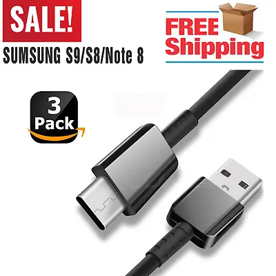 3X USB Type C Fast Charging Cable For Samsung Galaxy S8 S9 S10 Plus Note 8 9 • $4.99