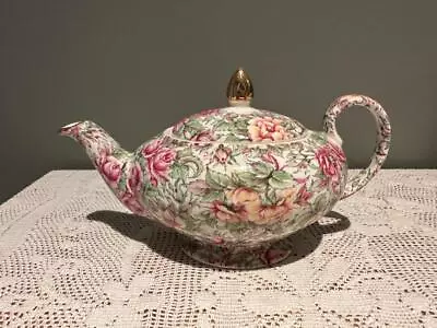 Stunning Sadler England Florence Chintz Teapot - 2 To 3 Cup - Collectable - Vgc • $149