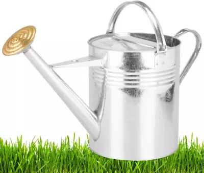 Trendi® Galvanized Metal Steel Watering Can With 9L Capacity (2 Gallons)... • £28.39
