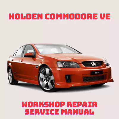 Holden Commodore VE Workshop Technician Service Repair Manual - USB PDF Version • $14.99