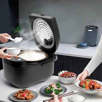 Electric 5L Rice Cooker Heating Steamer Intelligent Appointment Multi-functional • $55.49