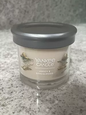 Yankee Candle Single 4.1oz Glass Jar Amber & Sandalwood • £8.76