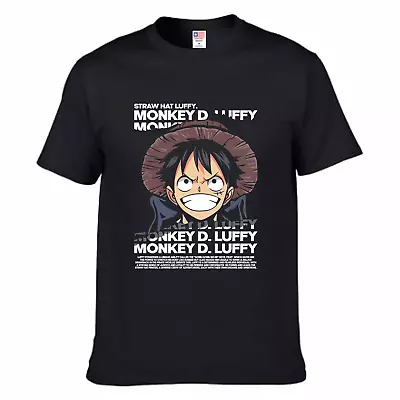 T Shirt Monkey D Luffy One Piece Premium 100% Cotton #0410233 • $25.99