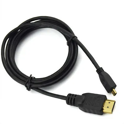 Premium 3m Long Micro HDMI To HDMI Cable Lead For Tesco Hudl 2 • £4.49