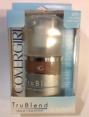 CoverGirl Trublend Liquid Foundation #475 SOFT SABLE  ORIGINAL FORMULA NEW • £10.39
