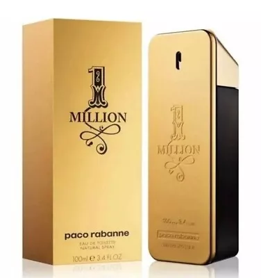 Paco Rabanne 1 Million 100ml Eau De Toilette Spray For Men - New Sealed Gift • £69.99