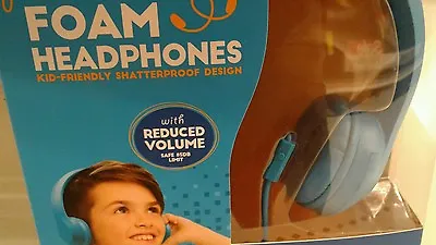 New Flexibile Foam Headphones For Kids Shatterproof  Safe Limit Volume Control • $24.99