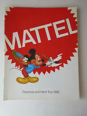 1988 Mattel Preschool And Infant Toys Catalog  DISNEY SEE 'N SAY MICKEY MOUSE • $17.99