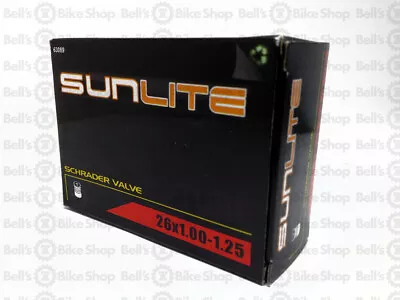 Sunlite Bicycle Inner Tube Mountain Bike 26 X 1.0 - 1.25  Schrader Valve • $9.24