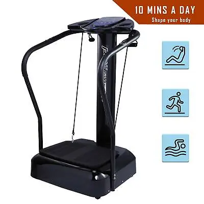 Upgrade Whole Body Vibration Machine Exercise Platform Crazy Fit Massager • $246.99