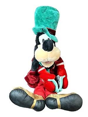 Disneyland Walt Disney World Christmas Caroling Goofy Plush Decor Shelf Sitter • $9.82