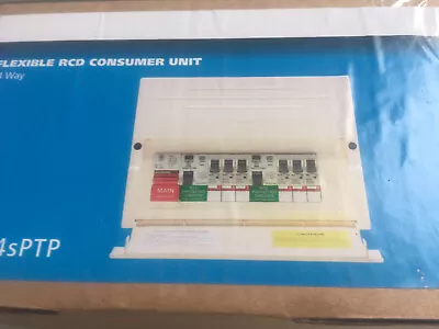 Brand New MK Sentry Flexible RCD Consumer Unit Complete With Fuses • £28