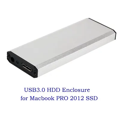 USB3.0 Hard Disk Enclosure Case For 2012 MacBook Pro 7+17pin Original SSD • $27.44