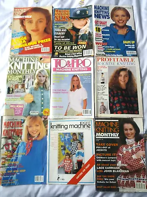 £8.49 • Buy Job Lot Of 9 X Machine Knitting Magazines Inc Monthly, News, Profitable Etc P  X