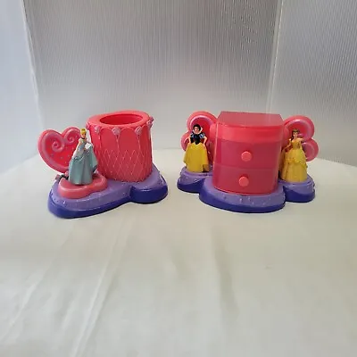 Vintage New Set Of 2 Disney Princess Desk Organizers • $39.99