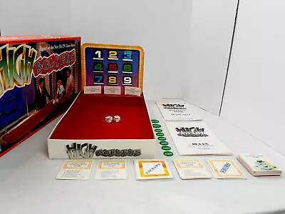 High Rollers 1988 TV Game Show Board Game 99% Complete Parker Brothers Vintage • $14.99