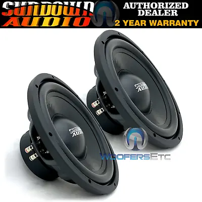 (2) Sundown Audio Lcs V.2 D4 10  300w Rms Dual 4-ohm Car Subwoofers Speakers New • $219.98