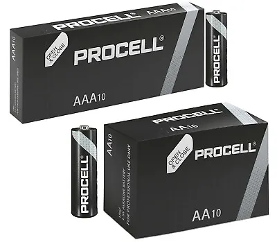 Duracell Procell AA AAA Batteries LR6 MN1500 1.5V Now Industrial Longest Expiry • £5.98