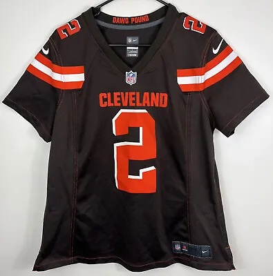 Cleveland Browns Jersey NFL Football Manziel Nike On Field Womens Sz XL • $40