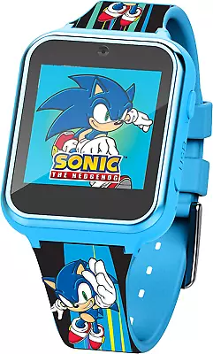 Kids SEGA Sonic The Hedgehog Blue Educational Touchscreen Smart Watch Toy ForBoy • $48.99