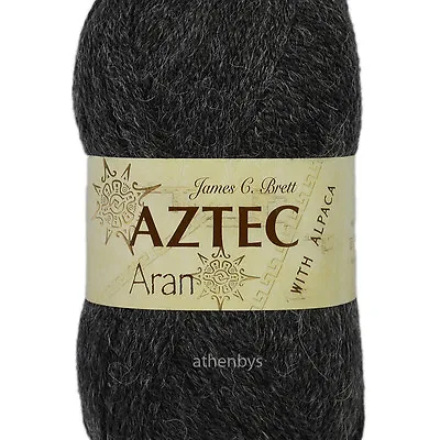 James C Brett Aztec Aran With Alpaca Knitting Wool 100g Ball • £2.99