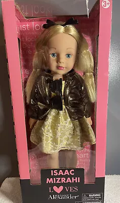 New NIB Isaac Mizrahi Loves Madame Alexander 18  Doll Blonde • $75