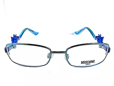 New LOVE MOSCHINO Girls Teen MO 093 03 A58 49mm Blue Girls Eyeglasses Frame • $45
