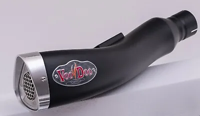 VooDoo MOJO Exhaust Muffler Only Black For Custom Sportbike Wide Tire Bike • $529.95