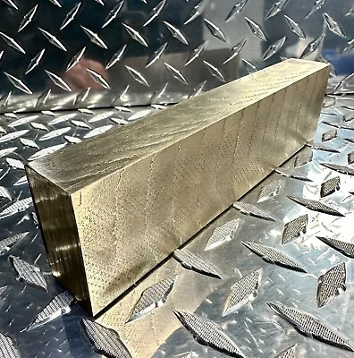 Aluminum Bronze Rectangle Flat Bar 2-1/16 X 1-1/8 @ 8  Long #5 • $56.50