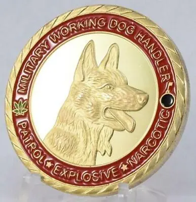 US Military K-9 Working Dog Handler Challenge Coin Collectible • $9.49
