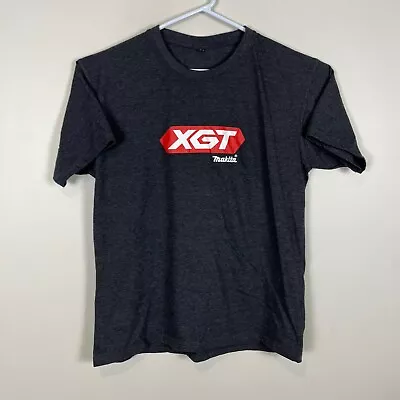 Makita XGT Tools Grey Casual Crew Neck Cotton/Polyester Tee T Shirt Mens Large L • $13.04