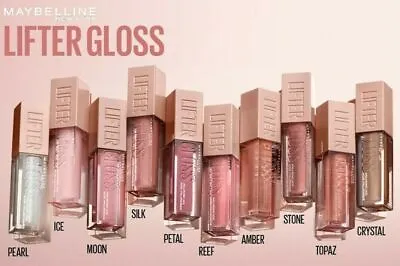Maybelline Lifter Gloss Plumping Lip Gloss + Hyaluronic Acid -CHOOSE YOUR SHADE • £7.80