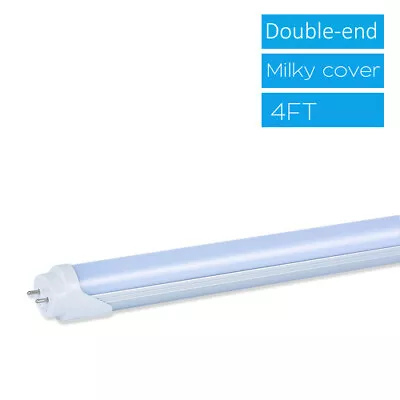 10-25PACK T8 LED Tube Light 4FT 22W Dual-Ended Power Bypass Ballast CLEAR MILKY • $133