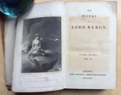 Works Of Lord Byron - Vol II - John Murray 1830 - Early Edition - HB • £4.99