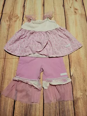 Naartjie 12-18 Pink Capri Outfit • $14
