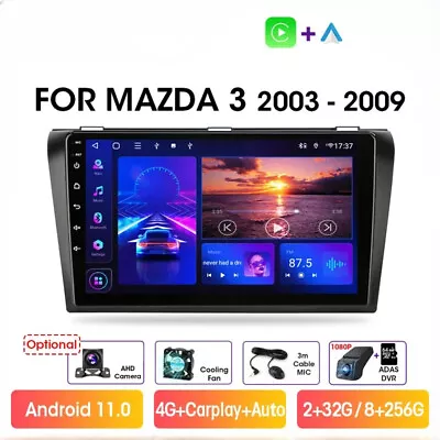 9  4G Carplay 2din Android Car Radio Multimedia Player For Mazda 3 2004-2009 Lot • $352.80