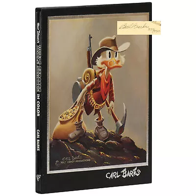 Carl Barks / Walt Disney's Uncle Scrooge In Color Signed Numbered 1st Ed 1987 • $750