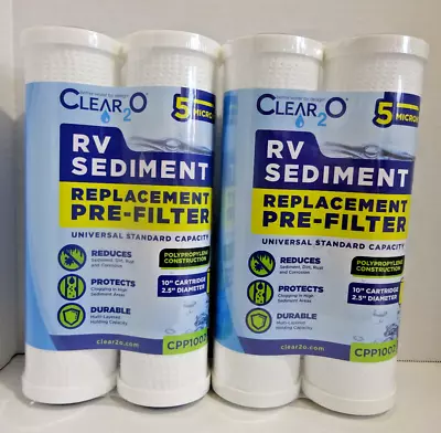 Clear2O RV Sediment Replacement Pre-Filter | MOD: CPP1002 | 10  Cartridge 4 Each • $17.99