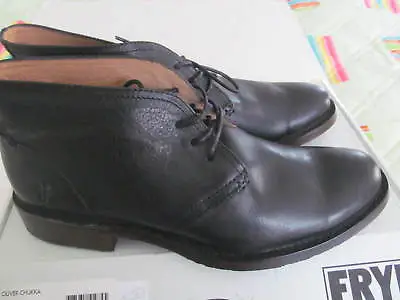 NWB Frye Oliver Chukka Black Shoes Size 10.5 $268 • $139.99