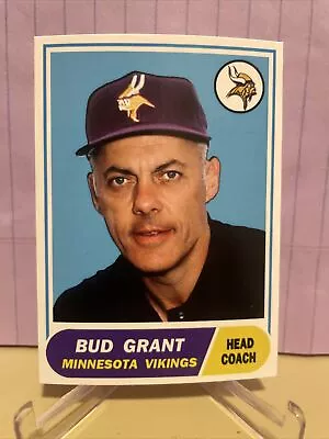 Bud Grant Custom Retro  Minnesota Vikings Card • $7