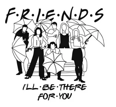 Friends Decal • $4.50